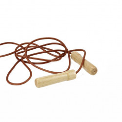 Leather jump rope