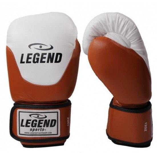 Bokshandschoenen Legend Thai series bruin leder 