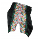 Kickboks broekje dames flower power Legend Trendy  - Maat: L Kickboks broekje dames flower power Legend Trendy  - Maat: L