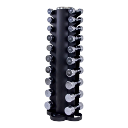 Dumbbell Toren met Chrome Dumbbell Set 1-10 kg