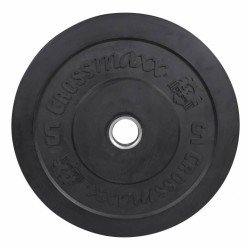 Rubberen Halterschijven Zwart 50mm 5 kg - 25 kg