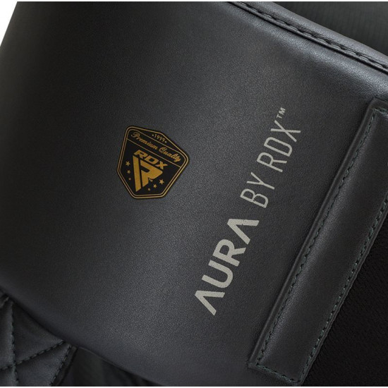 RDX T17 Aura Kruisbeschermer Groin Guard - Zwart-goud RDX T17 Aura Kruisbeschermer Groin Guard - Zwart-goud