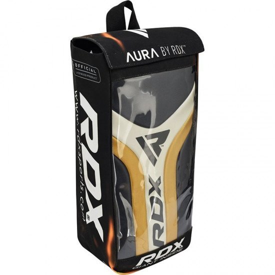 RDX T17 Aura Thai Pad Stootkussen Zwart goud RDX T17 Aura Thai Pad Stootkussen Zwart goud