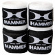 Hammer Boxing Bandages - per Paar2,5 meter - zwart