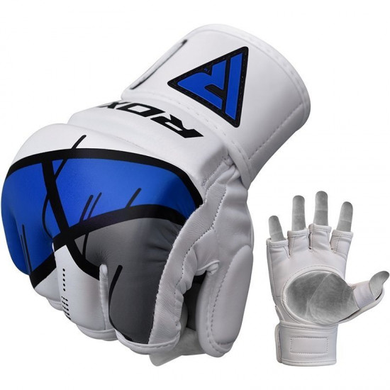 RDX Grappling Gloves REX T7Blauw L