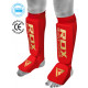 RDX Hosiery Shin Instep FoamRood - Maat: S