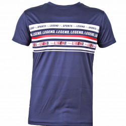 t-shirt navy blauw DriFit Legend inspiration quote - Maat: 3XS