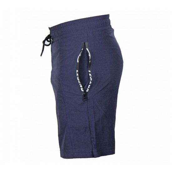 Korte broek/short Legend met rits vakken Navy blauw - Maat: 4XS