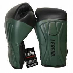 Bokshandschoenen leer Legend Power Special Mat Groen - Maat: 8oz