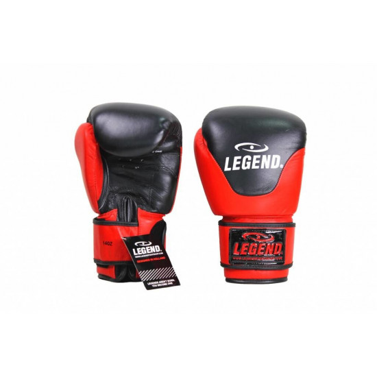 Leren Bokshandschoenen Legend Thai series Rood - Maat: 10oz