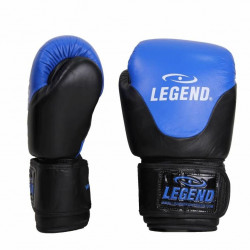 Leren Bokshandschoenen Legend Thai series Blauw - Maat: 16oz