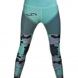 Sportlegging dames Legend Camo Olive - Maat: L
