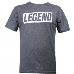 t-shirt army grijs Legend inspiration quote - Maat: 2XS