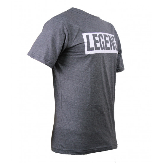 t-shirt army grijs Legend inspiration quote - Maat: 4XS