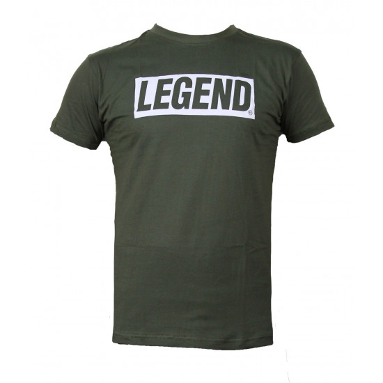 t-shirt army green Legend inspiration quote - Maat: M t-shirt army green Legend inspiration quote - Maat: M