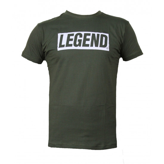 t-shirt army green Legend inspiration quote - Maat: XXL