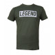 t-shirt army green Legend inspiration quote - Maat: M