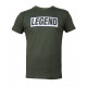 t-shirt army green Legend inspiration quote - Maat: XXL