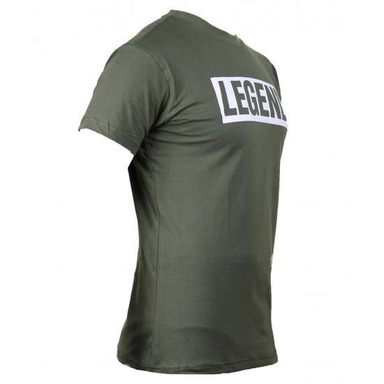 t-shirt army green Legend inspiration quote - Maat: M t-shirt army green Legend inspiration quote - Maat: M