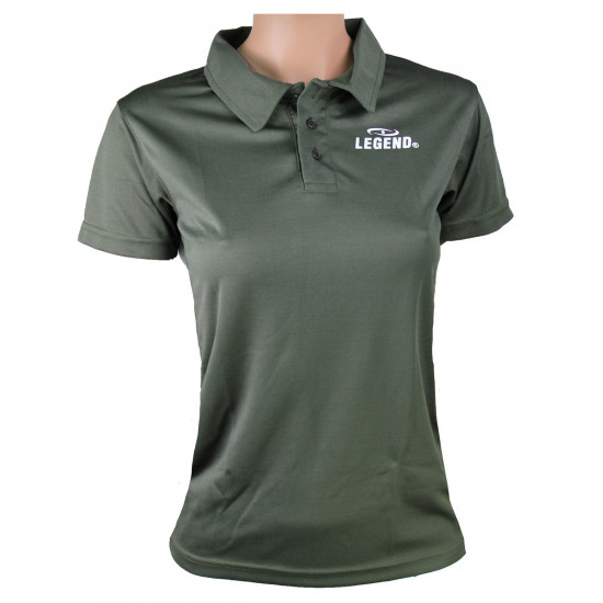 Polo Legend Slimfit army green - Maat: XS