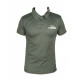 Polo Legend Slimfit army green - Maat: S