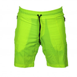 Korte broek/short Legend met rits vakken Neon Groen - Maat: 2XS