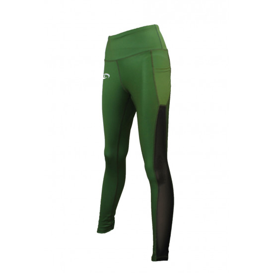 Sportlegging dames Legend Army Green - Maat: M