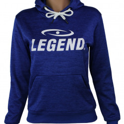 Joggingpak dames/heren met hoodie blauw - Maat: XXXXS