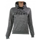 Hoodie dames/heren trendy Legend design Grijs - Maat: XL