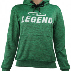 Joggingpak dames/heren met hoodie groen - Maat: XXXXS