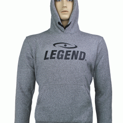 Hoodie Legend Fleece grijs - Maat: XXL