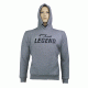 Hoodie Legend Fleece grijs - Maat: L