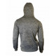 Hoodie dames/heren trendy Legend design Grijs - Maat: XS