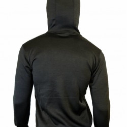 Hoodie dames/heren trendy Legend design zwart - Maat: XXS