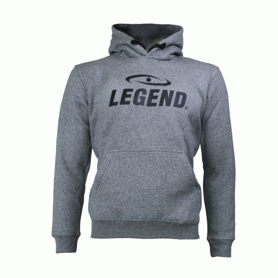 Hoodie Legend Fleece grijs - Maat: XL Hoodie Legend Fleece grijs - Maat: XL