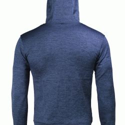 Hoodie dames/heren trendy Legend design Navy Blauw - Maat: XL
