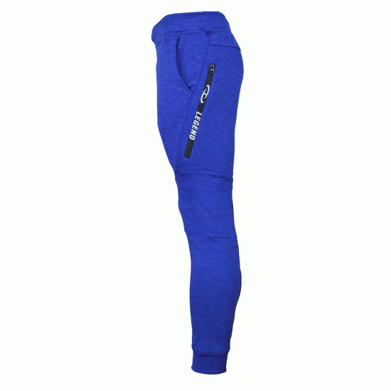 Joggingbroek dames/heren Blauw Slimfit Legend Special - Maat: XXXS Joggingbroek dames/heren Blauw Slimfit Legend Special - Maat: XXXS