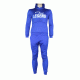 Joggingpak dames/heren met hoodie blauw - Maat: M