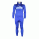 Joggingpak dames/heren met hoodie blauw - Maat: L