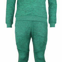 Joggingpak dames/heren met trui/sweater Groen - Maat: XXXXS