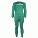 Joggingpak dames/heren met trui/sweater Groen - Maat: XL