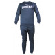 Joggingpak dames/heren met trui/sweater Navy Blauw - Maat: XS