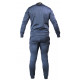 Joggingpak dames/heren met trui/sweater Navy Blauw - Maat: XS