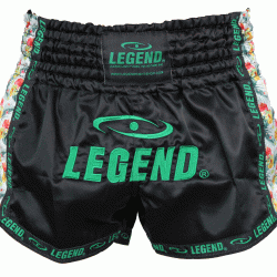 Kickboks broekje dames flower power Legend Trendy  - Maat: S