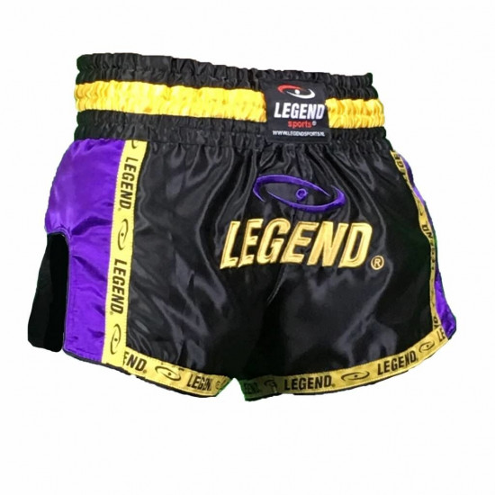 Kickboks broekje paars Legend Trendy - Maat: M Kickboks broekje paars Legend Trendy - Maat: M