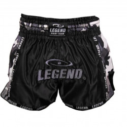 Kickboks broekje camo grijs Legend Trendy  - Maat: XL