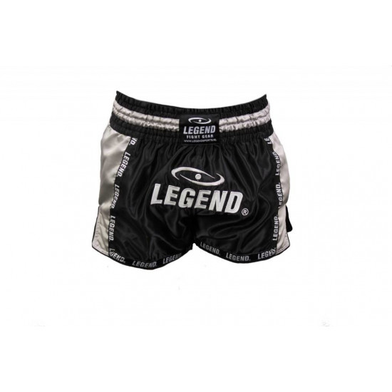 Kickboks broekje grijs Legend Trendy - Maat: M Kickboks broekje grijs Legend Trendy - Maat: M