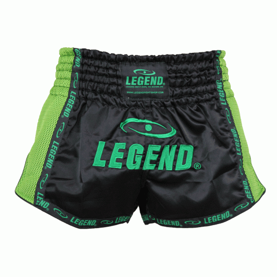 Kickboks broekje Groen Mesh Legend Trendy - Maat: XL Kickboks broekje Groen Mesh Legend Trendy - Maat: XL