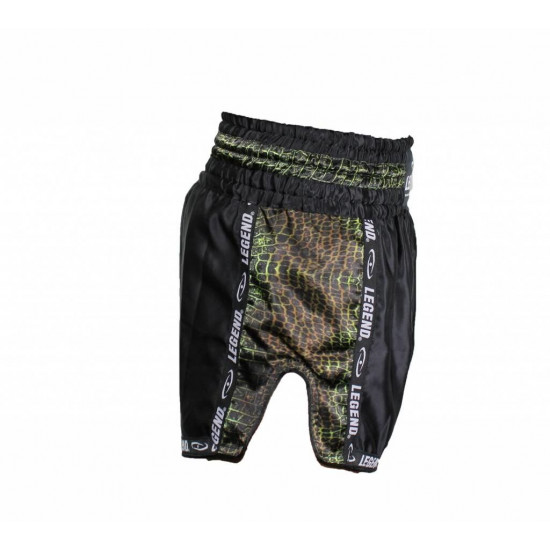 Kickboks broekje golden killer crock Legend Trendy - Maat: L Kickboks broekje golden killer crock Legend Trendy - Maat: L