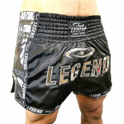 Kickboks broekje glamour silver Legend Trendy  - Maat: S